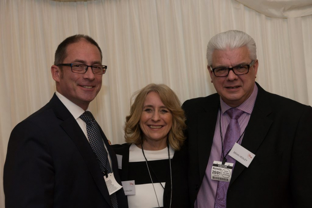 At the Parliamentary reception